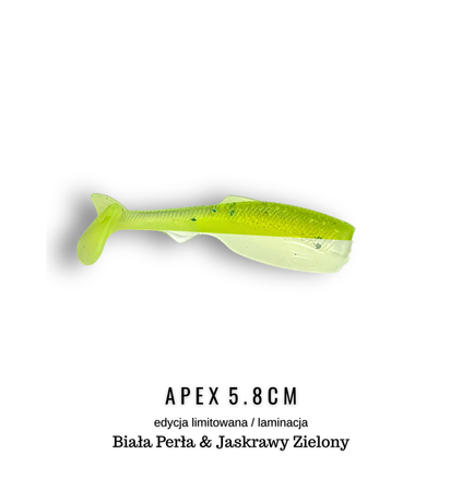 5 szt. | Apex Shiner 5.8 cm – Przynęta na Okonia | Intensywna Akcja Boot Tail