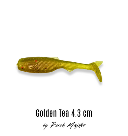 8 szt. | Apex Shiner 4.3 cm – Przynęta na Okonia | Intensywna Akcja Boot Tail