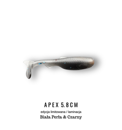 5 szt. | Apex Shiner 5.8 cm – Przynęta na Okonia | Intensywna Akcja Boot Tail